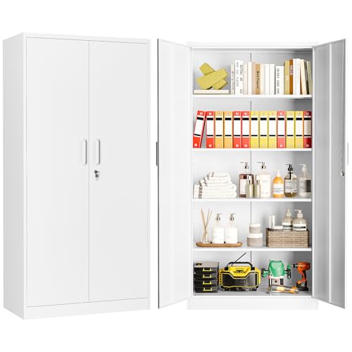 Sightlife Métallique, Armoires de Bureau, Meuble de Rangement, Armoire à Outils, Étagères...