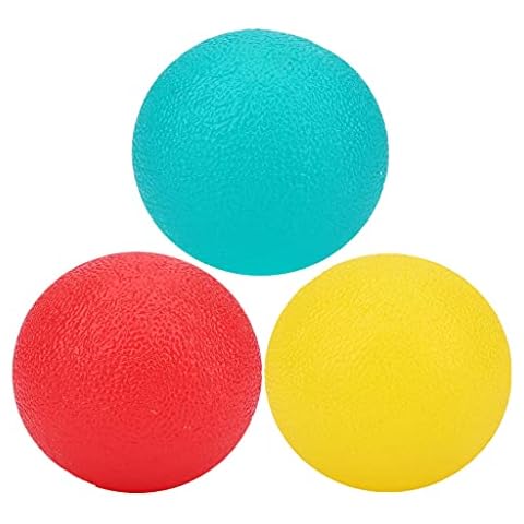 FMELAH 3 Resistance Stress Relief Balls,Physical Therapy Hand Exercise Balls Kits, Squeeze Balls Sets for Hand Finger Wrist Muscles Arthritis Training,Hand Grip Strengthening Train Ball Cover