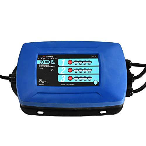Schumacher-SC1389 Fully Automatic Direct-Mount 3-Battery Charger and...
