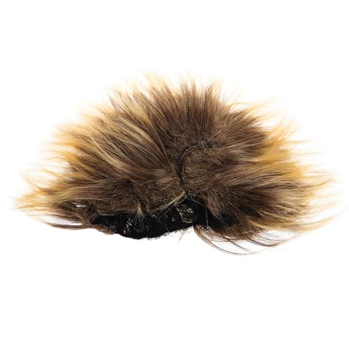 SUPVOX Lustige Cosplay Perücke „Stachelschwein“ Braun Kunsthaar Kostümperücke für Erwachsene Detailreiche Party Perücke für Maskenbälle und Karneval