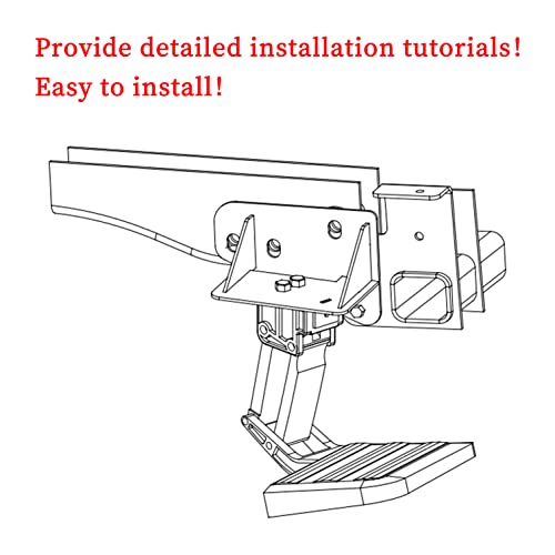 Magimaker Retractable Folding Truck Bed Step Pts30-34000 Compatible With Toyota Tundra 2022 2023 Rear Bumper Tailgate Pedal #TOP2