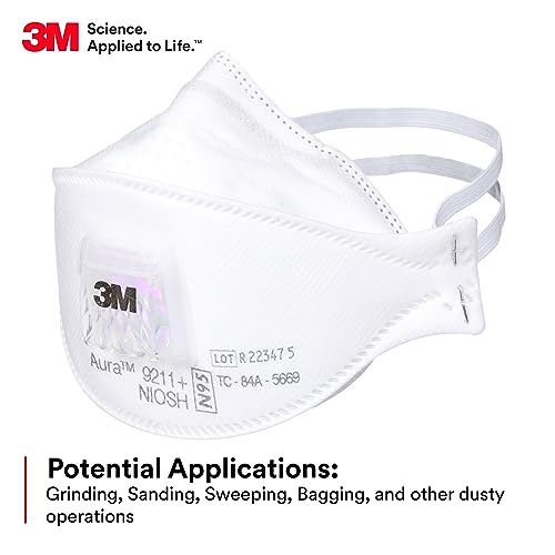 3M 9211+ N95, Pack Of 10 Disposable Respirators thumb #7