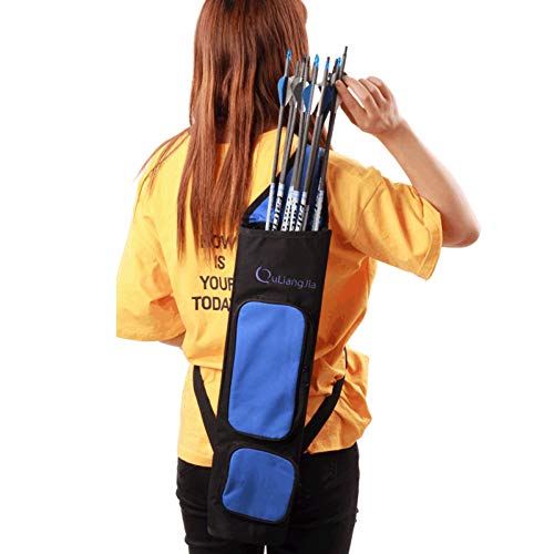 Köcher Bogenschießen Bogenschießen Schulter Köcher Bogen Pfeilhalter Bogenschieß Tasche Köcher Tasche Tragetasche Oxford Stoff Jagd Training Pfeilhalter Verstellbarer Bogengürtel Ziel Köcher Cover