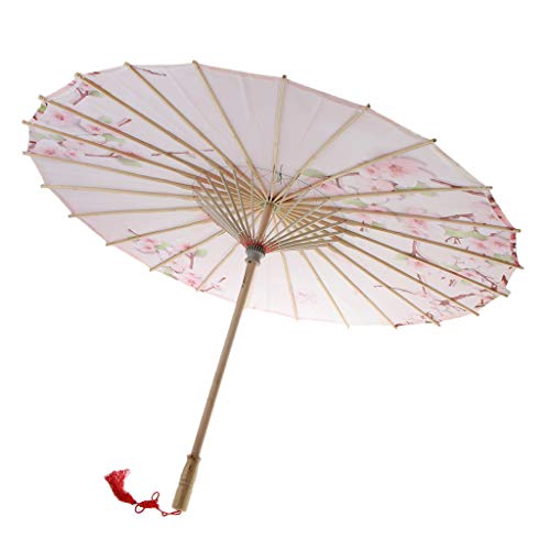 HomeDecTime Chinesischer Papier Regenschirm Regenschirme Klassische Handgefertigte Ölpapier Regenschirm Cover