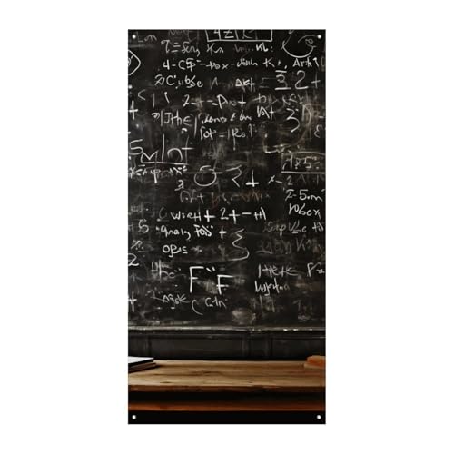 Pancarta de papel pintado para puerta, decoración vertical de temporada, telón de fondo duradero para fiesta, porche, entrada, jardín, 70 x 35.4 pulgadas