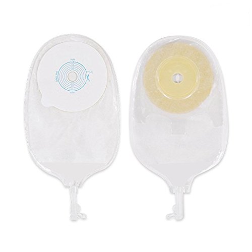 Urostomy Bag, Medicals Drainable Pouch Ostomy Stoma Bags One Piece System Cut-To-Fit,Pack Of 10 Pcs #TOP3