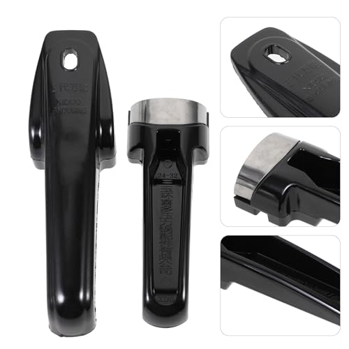 Set de manijas de reemplazo para olla a presión, manijas universales para tapas de olla de 24-30cm, manijas de baquelita resistentes al calor, accesorio de cocina robusto para repuestos de olla y vaporera miniatura 7