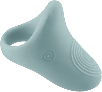 Mjuze Finger Teaser Vibrador del Dedo Recargable, en Silicona, Color Menta - 1 Unidad