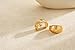 HEVOCY Chunky Gold Statement Earrings for Women Trendy：Chunky Hypoallergenic Large Cuff Earrings Gold Filled Hoop Earrings 14K Gold Filled Suspender Cuffs Lightweight Wrap Earlobe Studs Fashion Jewelry for Women