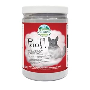 Oxbow Animal Health POOF! Chinchilla Dust Bath, 2.5 Pound Jar