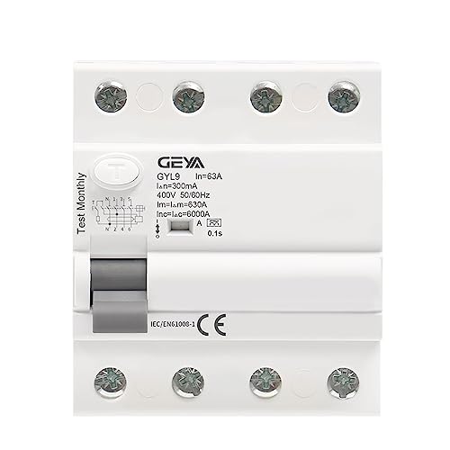 RCD Type A ELCB 3P+N 40A détecte le courant continu pulsé de fuite