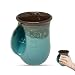 Clay in Motion Handwarmer Mug - Ocean Tide - Left Handed