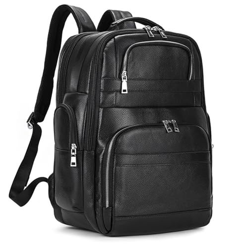 Sac à bandoulière en cuir pour hommes pour voyage et camping