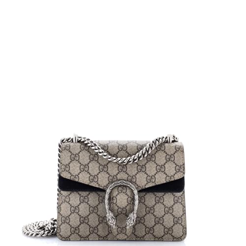 Gucci, Pre-Loved Dionysus Bag GG Coated Canvas Mini, Black