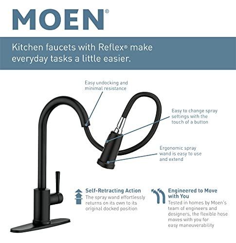 Moen Essie 87014Ewsrs Kitchen Faucets #TOP4