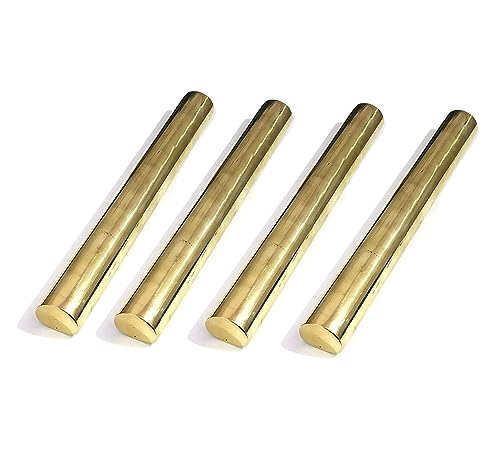 Image of Geopathic Stress Rods /Geopathic Neutralizer Brass Rods for Vastu Length 8 Inch Approx Removes Out The Negative Effects and Helps in Improving 4 Pieces