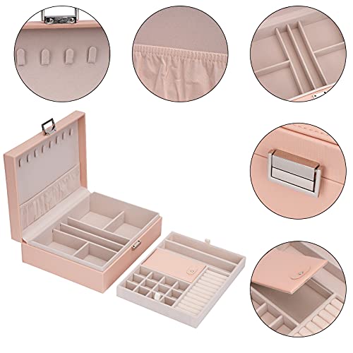 Jewelry Organizer Box Travel Jewelry Box Large Storage Organizer Case by ATAIMEISEN - Used condition - Image 3
