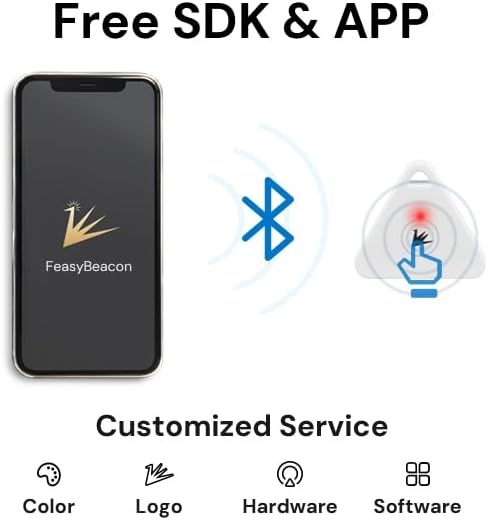FSC-BP103B Programmable DA14531 BLE Wireless Tracking Tags Location Bluetooth Low Energy Beacon for iBeacon Eddystone