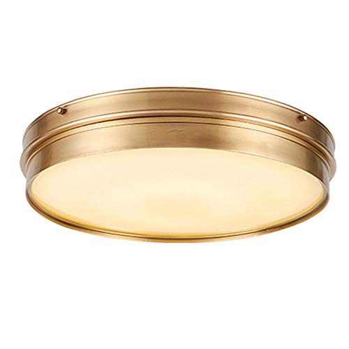 Plafonnier LED laiton pur et verre soufflé grand plafonnier chic