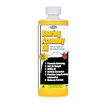 Bearing Assembly Lube Oil, 1 Pint SAE 20 Weight, Prevents Gumming, Protects Against Rust and Wear, Provides Long-Lasting Lubrication, Withstands Extreme Pressure, 45-530