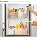 Poeland Refrigerator Organizer Box, Fridge Side Door Storage Containers Plastic Translucent Set of 5 (2M+3S)