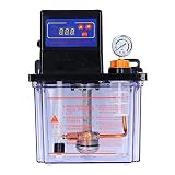 KIMISS Bomba de Lubricación Automática Eléctrica - Máquinas Engrasadoras de 2, con Ajustes Intermitentes