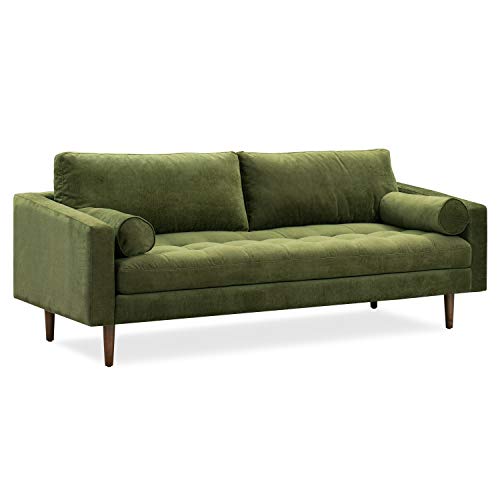 Image of Poly & BARK Napa 88.5 inch Sofa with Deep Seating, Tailored Upholstered Finish, Clean Modern Lines, and Balanced Proportions for Comfortable and Refined Living Spaces