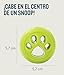 Planet Dog Orbee-Tuff Nooks Green Paw Print Treat-Dispensing Dog Toy
