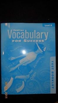 Paperback Vocabulary for Success (Test Booklet), Grade 6 (Level A); 2011 Book