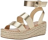 The Drop Women's Listilla Espadrille Wedge Sandal, Gold, 9