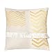 Nimsay Home Ikat - Cuscino imbottito in 100% cotone, 45 x 45 cm, colore: Bianco