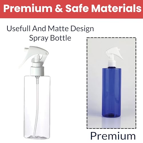 Image of Temperia Empty Water Spray Bottle - Salon Hair Water Sprayer Bottle for Mist - 1pcs (Random Colours)