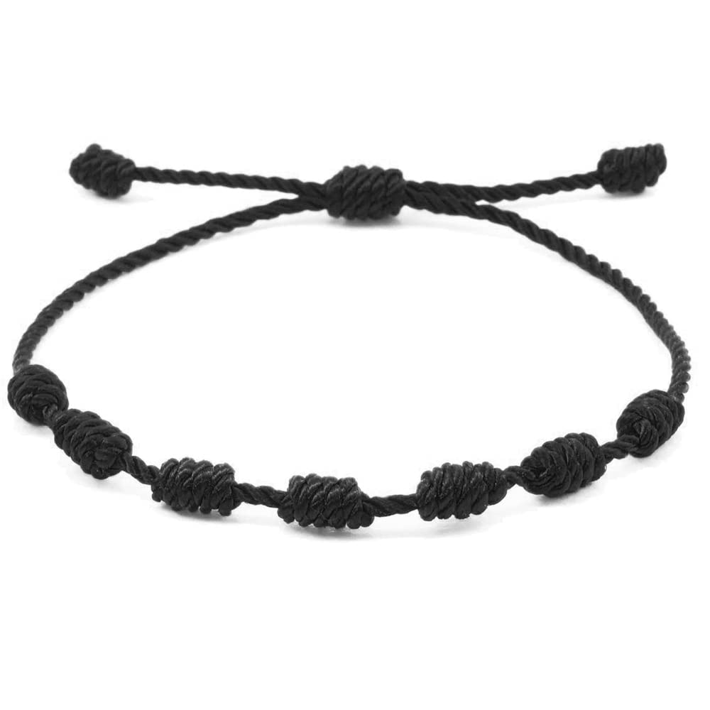 Handmade String Evil Eye Bracelet for Women Men Black Red Thread Adjustable Bracelets Minimalist Jewelry