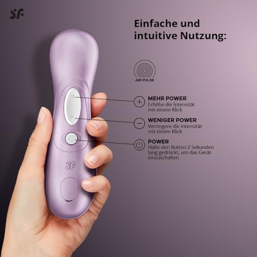 Satisfyer Pro 2 Vibrator Dildo | Leise Starke Klitoris-Stimulation | Sex-Spielzeug Geschenk für Frauen | Extrem Erotisches Sexspielzeug | Druckwellenvibrator | Stimulator Toy Damen