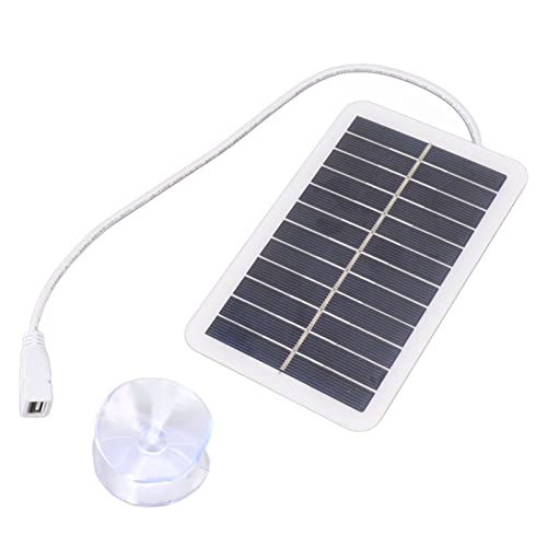 Cargador de panel solar USB, mini paneles solares de silicio policristalino portátil, cargador de panel solar USB,...
