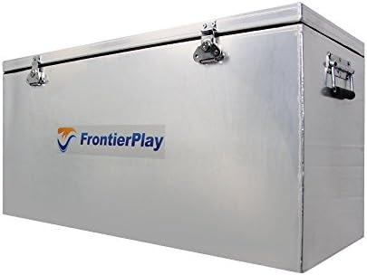 FrontierPlay Aluminum Waterproof Utility Storage Dry Adventure Box Container with a Double Seal