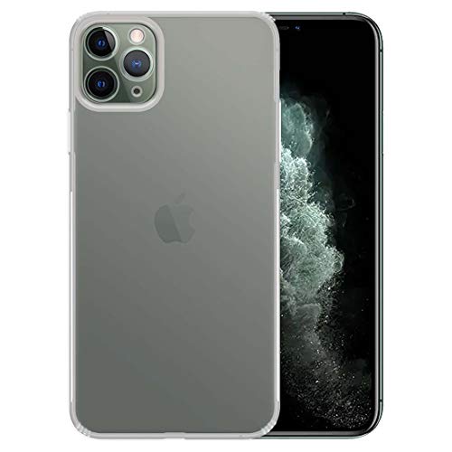 Image of Amazon Brand - Solimo Anti Dust Plug Mobile Cover (Soft & Flexible Back case), for Apple iPhone 11 Pro Max (Transparent)