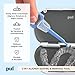 PUL Pack of 3 Reusable 2-in-1 Aligner Seating Chewie & Removal Tool — Compatible with Invisalign, Removable Braces, Retainers, Trays – Easy-to-Use Remover & Chew, Dental, Oral – Pink, Orange, Blue.