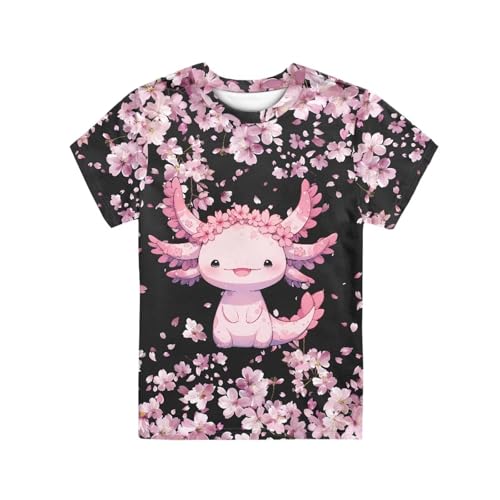 Image of JEOCODY Boys Girls Graphic Tees Funny 3D Printed Short Sleeve T-Shirts 3-16T