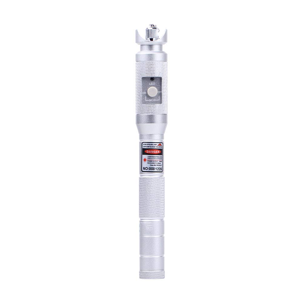 CGOLDENWALL Localizador de fallas visual Full Metal Luz roja Pen Cable Fibra Óptica Tester FC/SC/ST (20mw)