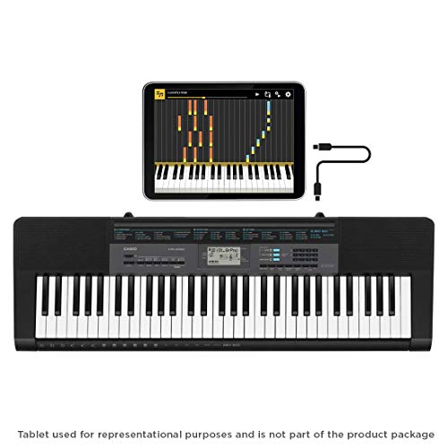 Image of Casio Ctk-2550 61-Key Portable Keyboard, Black With Carry Case