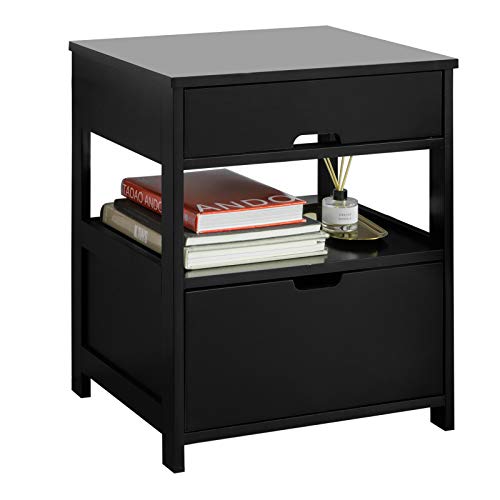 SoBuy xbhTChe[u TChe[u iCge[u TCh`FXg iCgX^h db  45cm side table \t@ e[u ot iFRG258-SCH/ubNj