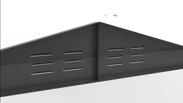 Catrimown Backyard 6x4 Storage Sheds, Galvanized Steel Outdoor Storage Shed with Air Vent and Lockable Door, Gable Roof Patio Storage Shed & Outdoor Backyard Storage Brown