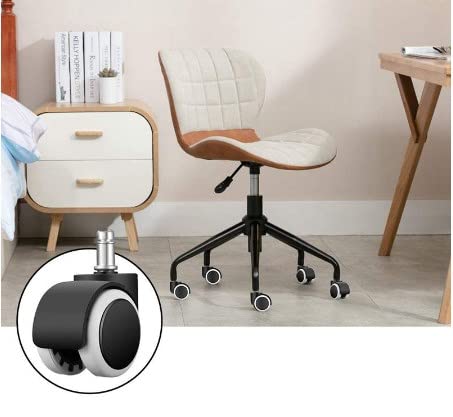 Image of New Castor Pin Type Revolving Chair Wheel Office Chair Wheels (Set of 5 Pieces)