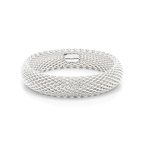 Preisvergleich Produktbild Nykkola Armband, einzigartiges Design, 925 Sterlingsilber, versilbert