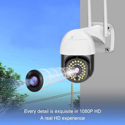 Image of Eyetech 360 WiFi 1080p 3MP 360 Degree Pant Tilt Smart Ptz Wireless Security Camera Outdoor Security Motion Detection,Two Way Audio,Light Vision, Watch Live View Camera Home Office Surveillance (K-804)
