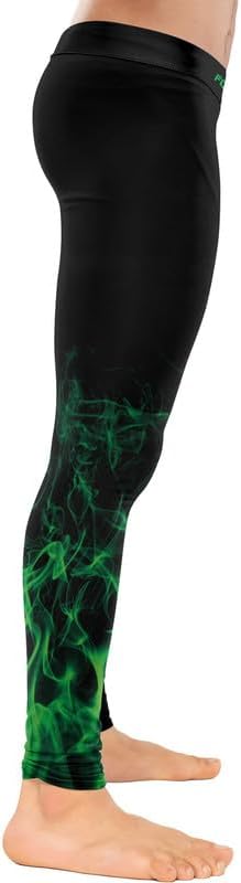 Predators Jiu Jitsu Compression Spats Men's Legging for Sports MMA BJJ Workout Wrestling