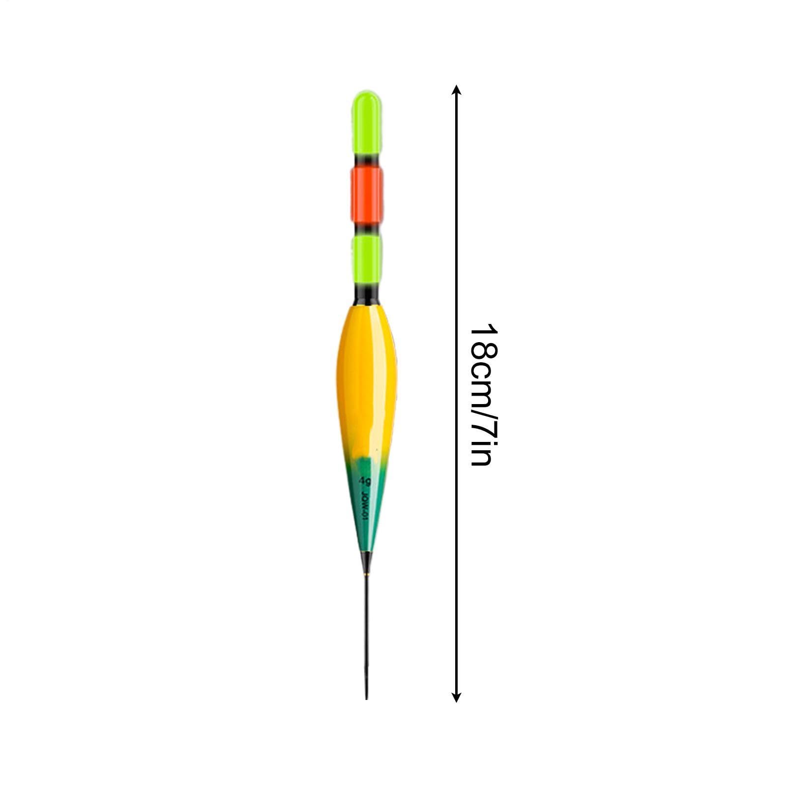 Set di lenze da pescas automatiche per la ricerca del fondo, set di lenze da pescas bobber automatiche pre-annodate da 120 m con galleggiante che cambia colore per acqua dolces e salata