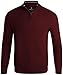 Produktbild Ben Sherman Herren-Pullover, langärmelig, Viertelreißverschluss, Baumwollpullover, lässiger Pullover für Männer (Größe S-XL), Sonoma Red, Klein