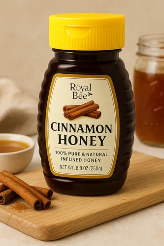 Cinnamon Honey 250 g | Pure Cold-Pressed Honey Infused with